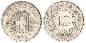 10 Rappen Schweiz Silber 