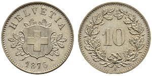 10 Rappen Schweiz Silber 