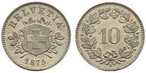 10 Rappen Schweiz Silber 