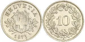 10 Rappen Schweiz Silber 