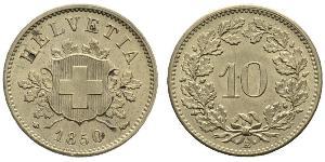 10 Rappen Schweiz Silber 