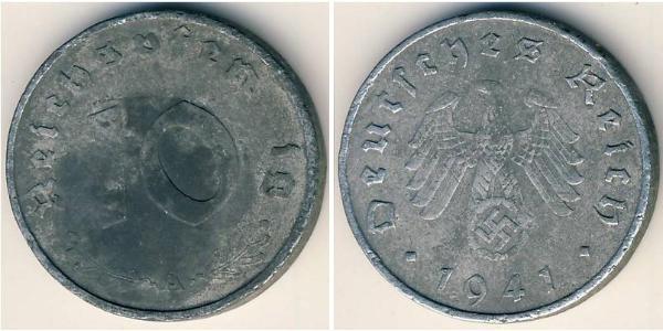 10 Reichpfennig Alemania nazi (1933-1945) Zinc 