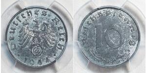 10 Reichpfennig Troisième Reich (1933-1945) Zinc 
