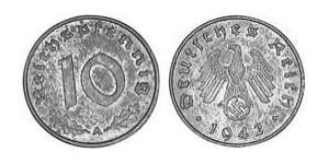 10 Reichpfennig 納粹德國 (1933 - 1945) Zinc 