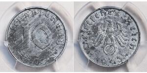 10 Reichpfennig Germania nazista (1933-1945) Zinco 