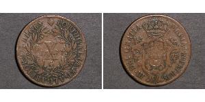 10 Reis Reino de Portugal (1139-1910) Cobre Juan VI de Portugal (1767-1826) / María I de Portugal (1734-1816)