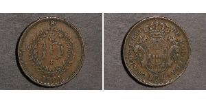 10 Reis Azores / Kingdom of Portugal (1139-1910) Copper 