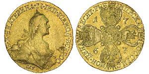 10 Rouble Empire russe (1720-1917) Or Catherine II (1729-1796)