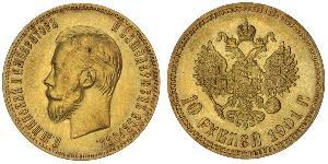 10 Rubel Russisches Reich (1720-1917) Gold Nikolaus II (1868-1918)