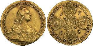 10 Rubel Russisches Reich (1720-1917) Gold Katharina II (1729-1796)