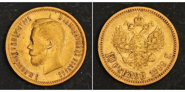 10 Rubel Russisches Reich (1720-1917) Gold Nikolaus II (1868-1918)