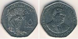 10 Rupee Mauritius Kupfer/Nickel 