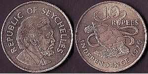 10 Rupee Seychellen  