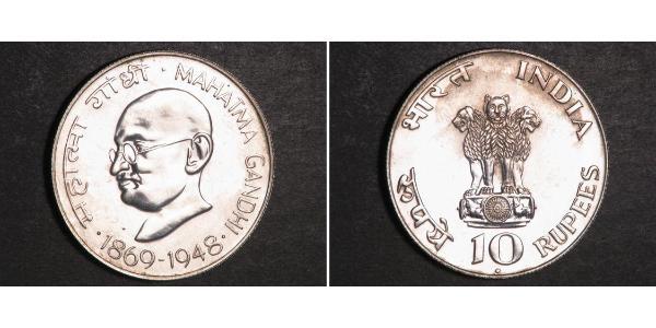 10 Rupee 印度 銀 