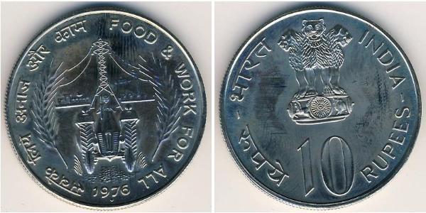 10 Rupee 印度 銅/镍 