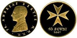 10 Scudo Order of Malta (1080 - ) Gold 