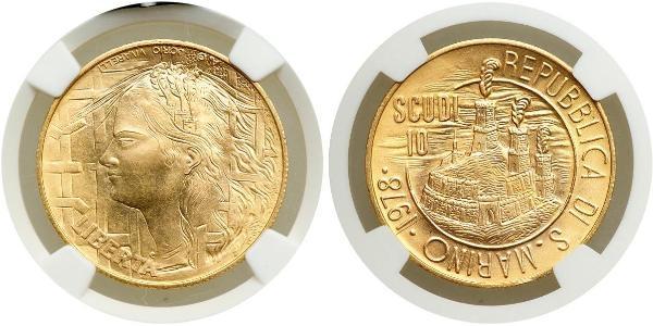 10 Scudo San Marino Gold 