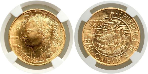 10 Scudo San Marino Gold 