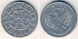 10 Sen Indonesia Alluminio 