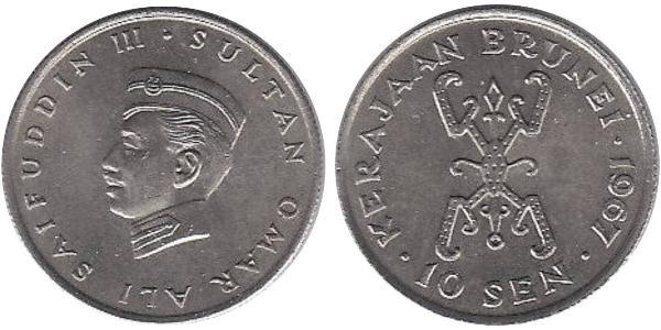 10 Sen 文莱  