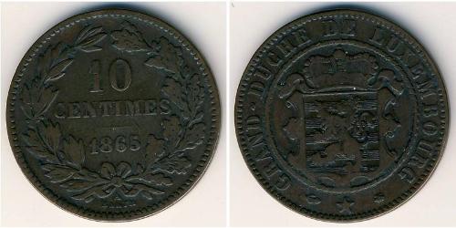 10 Sent Luxembourg Bronze 