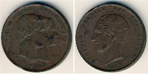 10 Sent Bélgica Cobre 