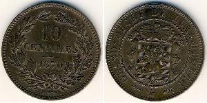 10 Sent Luxembourg Copper 