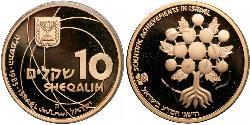 10 Sheqalim Israël (1948 - ) Or 
