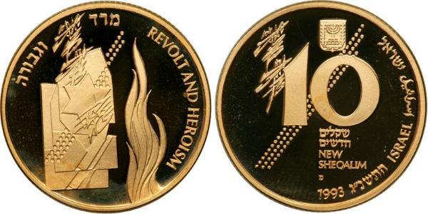 10 Sheqalim Израиль (1948 - ) Золото 