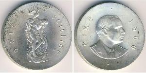 10 Shilling Irlanda (1922 - ) Argento 