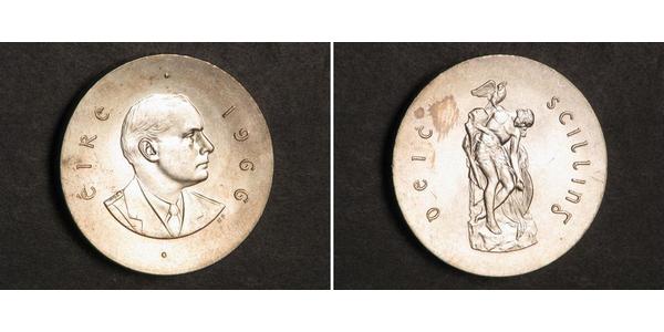 10 Shilling Irlanda (1922 - ) Argento 
