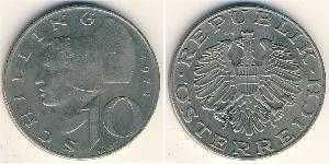 10 Shilling Republic of Austria (1955 - ) Copper/Nickel 