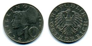 10 Shilling Republic of Austria (1955 - ) Copper/Nickel 