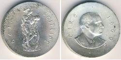 10 Shilling Irlanda (1922 - ) Plata 