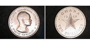 10 Shilling Ghana Silver 