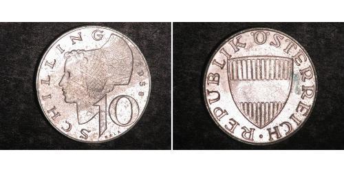 10 Shilling Republic of Austria (1955 - ) Silver 