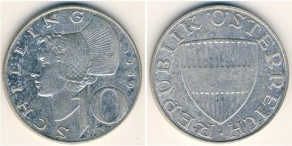 10 Shilling Republic of Austria (1955 - ) Silver 