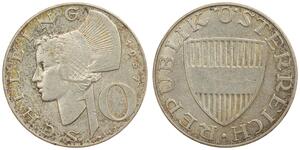 10 Shilling 奥地利 銀 