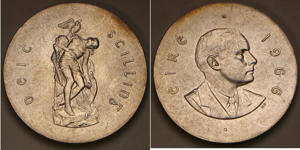 10 Shilling 爱尔兰共和国 銀 