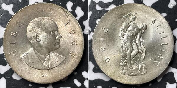 10 Shilling 爱尔兰共和国 銀 