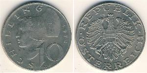 10 Shilling 奥地利 銅/镍 