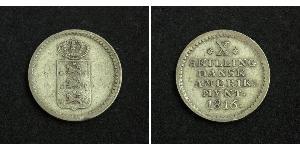 10 Skilling 丹麦 銀 弗雷德里克六世 (丹麦) (1768 - 1839)