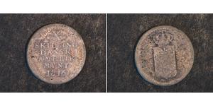 10 Skilling 丹麦 銀 弗雷德里克六世 (丹麦) (1768 - 1839)