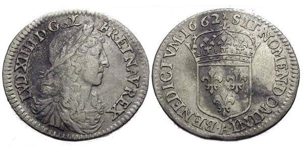 10 Sol Kingdom of France (843-1791) Argent Louis XIV de France (1638-1715)