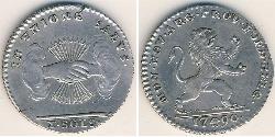 10 Sol Belgien Silber 