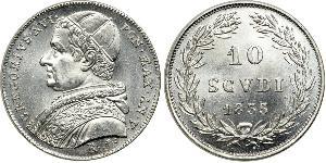 10 Soldo États pontificaux (752-1870) Argent Grégoire XVI