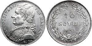 10 Soldo États pontificaux (752-1870) Argent Grégoire XVI