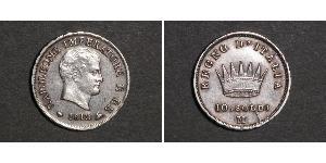 10 Soldo 義大利王國 (拿破崙時代) (1805 - 1814) 銀 拿破仑一世(1769 - 1821)