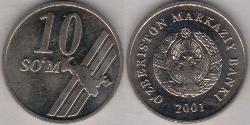 10 Som 乌兹别克斯坦  