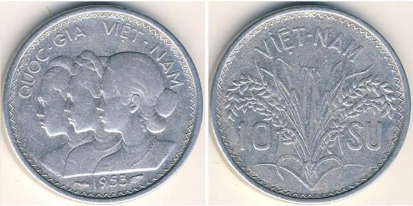 10 Sou Vietnam Alluminio 